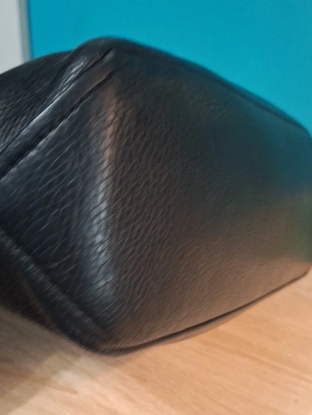 Coach Abby Duffle Black Pebbled Leather Shoulder Hobo with Gold Hardware